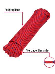 Nylon String 6mmx30m Multicolor Fiero PIO-630 - Red - View 2
