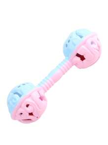 Random 2pcs/3pcs/4pcs Double-Ended Handheld Bell Baby Rattle Toy, Handheld Tambourine With Grasp Ringbaby Toys,Baby Rattle,Baby Toy - Multicolor - View 6