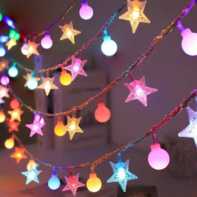 Led Outdoor Camping Atmosphere Decorative Lamp, Twinkle Starry Light Strings For Tent, Awning Or Canopy Decoration Christmas Decor Christmas Gift Thanksgiving Christmas Tree Decor Ornaments Christmas Light Bedroom Decor Home Decor Party Decor Holiday Festival Room Decor Christmas Decoration XMAS Decor Christmas Tree Gift Decor Thanksgiving Wedding Autumn Decor Birthday Decorations For Gifts Party Supplies Indoor Outdoor Garden Holiday Festival Decor Halloween Ornaments