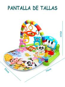 1 Pieza Gimnasio Juguete Alfombra Piano Soporte Multifuncional Musical Fitness Manta Tapete De Juegos Piano Pedales Para Bebés