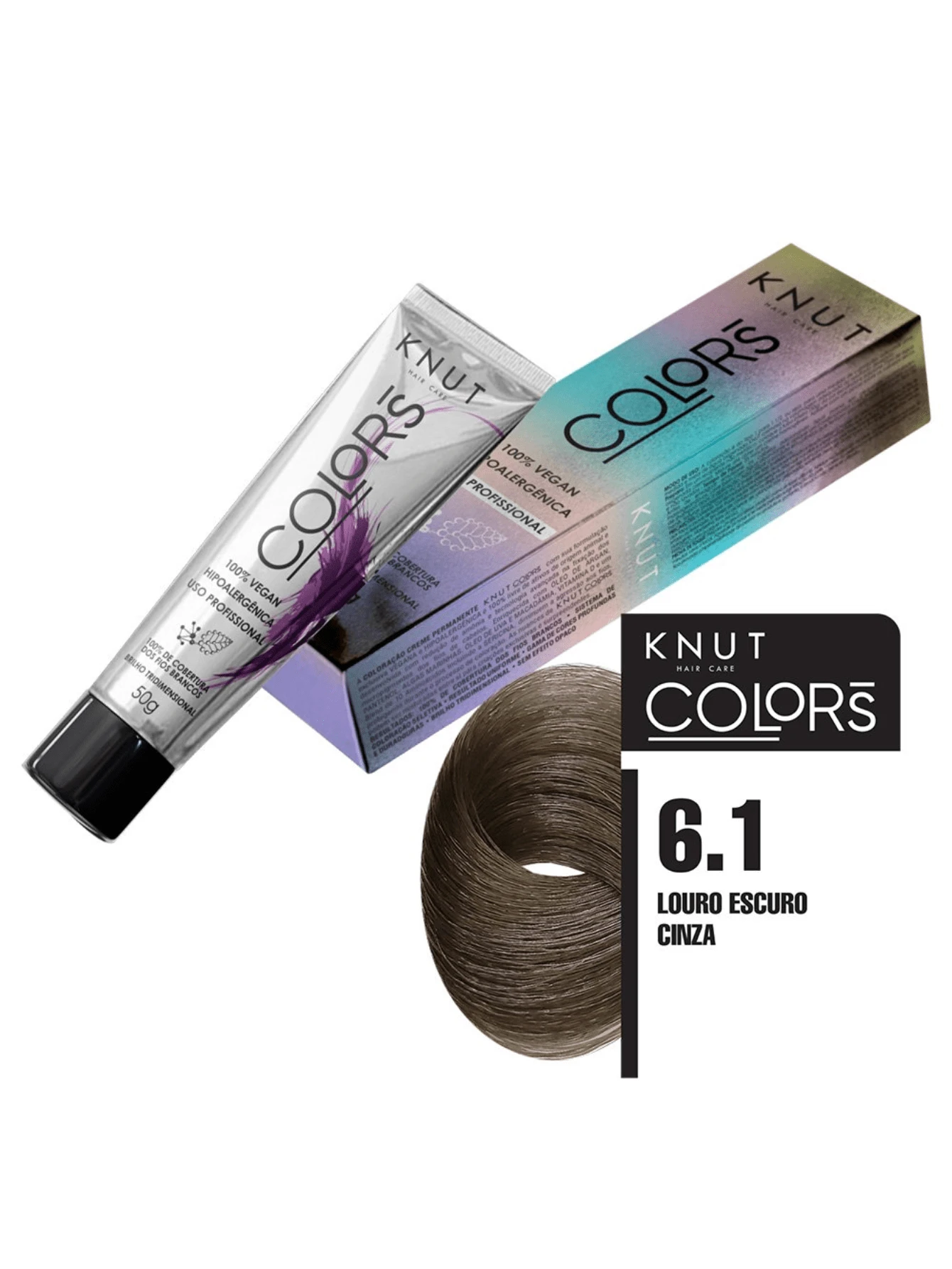 Hair Coloring - CORES:6.1 LOURO ESCURO CINZA - 查看 1