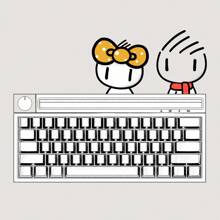 AJAZZ K620T wireless mechanical keyboard dual-mode hot gaming office 4400mAh large capacity battery long-lasting blue switch black - Black - View 3