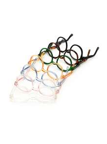 1pc Doll Glasses, Plastic Eyeglasses, Perfect Fit For Blythe, 6in Bjd, 20cm/15cm Dolls - màu xanh lá - Xem 4