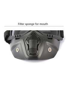 European And American Style Outdoor Cycling Mask Windproof And Anti-Fog Goggles For Off-Road Motorcycle, Helmet Protective Goggles, Anti-Wind Sports Eyewear For Summer Beach Vacation,Outdoor,Travel - Blue - View 8