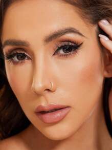 3Pcs Silver Nose Rings Hoops for Women/Men, 22 Gauge 8mm Small Thin Nose Piercing Jewelry,Tiny Septum Cartilage Helix Tragus Earrings Hoops