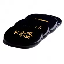 4 Peças De Pedra Obsidiana Gravada Pedras De Chakra Pedra De Palma Equilíbrio Reiki