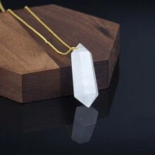 Collar Decorativo De Cristal - Blanco - Ver 12