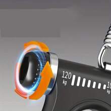 1個可調節手握器-可計數的重型手握器,用於手臂肌肉和手腕訓練- 增強力量和耐力的健身設備 - 黑色 - 查看 4