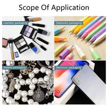 便攜式女士字母花卉化妝包 - 黑色 - 查看 6