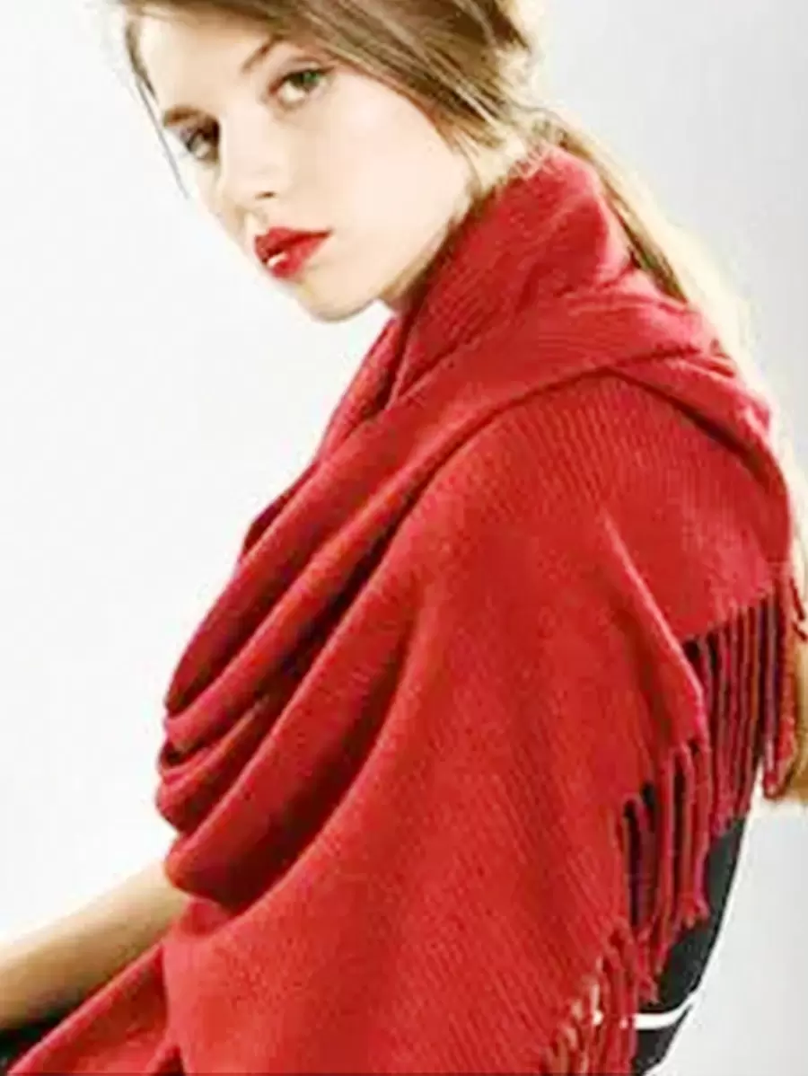 1pc Classic Solid Color Warm Scarf For Autumn And Winter, Suitable For Men And Women, Couples, Students, Daily Use - Army Green - View 1