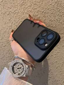 优质简约哑光厚防摔手机壳适用于 17 Pro Max/17 Pro/17 Air/17/16 Pro Max/16/16 Pro/16 Plus/15/15 Pro Max/15 Pro/15 Plus/11/12/13/14 Pro Max/XS/XR/11 Pro/11 Pro Max/12 Pro/12 Pro Max/13 Pro/13 Pro Max/7 Plus/14 Pro/14 Pro Max/14 Plus/7 Plus/8 Plus/8/SE2 硬壳 - 黑色 - 查看 6