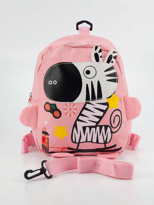 Mochilinha Infantil Mini Mochila De Costas Criança Baby Com Desenho Animal Zebra