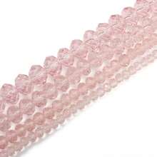 多面玻璃水晶圓珠用於珠寶製作間隔水晶玻璃珠 Ab 效果耳環吊墜手鍊髮飾裝飾 - 刻面玻璃水晶 - 查看 32