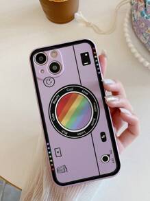 Funny 4pcs/Set New Style Thickened Straight Edge Anti-Fall Phone Case With Cartoon Print, Compatible With Iphone, Compatible With Samsung, Compatible With Huawei, Compatible With Xiaomi,International Version, Not The Domestic Version - Multicolor - View 6