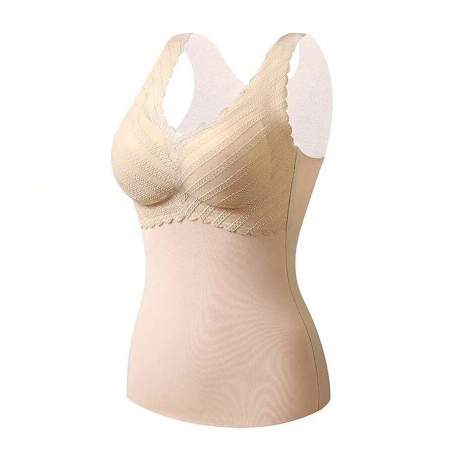 Vest nữ giữ nhiệt - Màu be - Xem 1