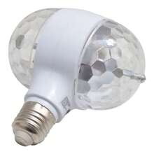 Foco LED Decorativo Giratorio Fiesta RGB Doble Luz - Blanco - Ver 2