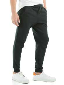 Pantalón Tipo Jogger Color Negro(ENVIO RAPIDO) - XL - Ver 1