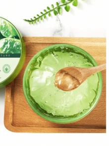 Crema de Aloes: Aloe Vera Soothing & Moisture Gel 92% para Cara y Cuerpo - Crema Corporal Hidratante y Calmante - Aloe Vera Natural - Crema Para La Piel - Cuidado Piel Nutritivo y Regenerador - Verde - Ver 5