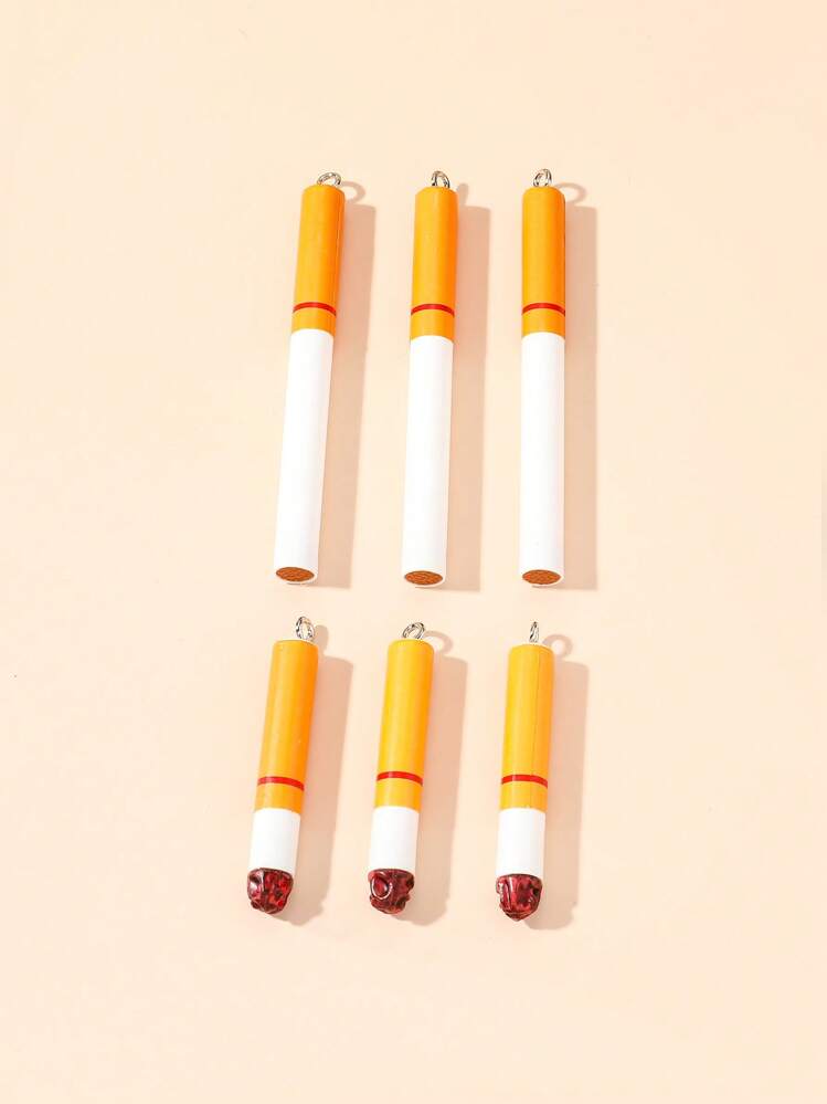 cigarette butt necklace Honbay 24PCS Funny 3D Charms Pendant Lifelike Artificial Cigarette Smoking Pendants for Jewelry Making Earring Bracelet Keychain DIY Crafts Sterling silver with 14k gold vermeil cigarette pendant Taylor Lee Nicholson, "Cigarette Butt