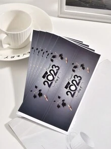 1 bộ 10 cái Lớp học Của 2024 Tốt nghiệp Buổi tiệc Hình dán Đối với Nước Chai , Món quà , - Màu Xám nhạt - Xem 2