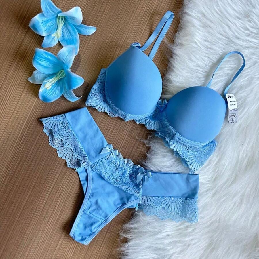 Women Sexy Lingerie - Baby Blue - View 1