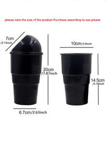 1 pieza Papeleras para coche de plástico