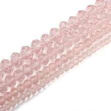 多面玻璃水晶圓珠用於珠寶製作間隔水晶玻璃珠 Ab 效果耳環吊墜手鍊髮飾裝飾 - 刻面玻璃水晶 - 查看 19