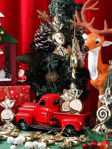 6 đồ trang trí Giáng sinh hình kẹo mạ, đồ trang trí tiệc Giáng sinh, đồ trang trí cây thông Noel cho năm mới 2025 - Rượu sâm banh - Xem 5