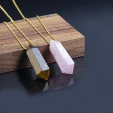 Collar Decorativo De Cristal - Blanco - Ver 6