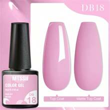 6 pièces Ensemble de vernis à ongles en gel pailleté nude, kit de manucure en gel UV/LED amovible à la mode pour l'automne/l'hiver, vernis à ongles de tamponnage, coffret cadeau de soins des ongles pour femmes - Multicolore - Voir 5