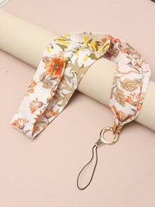 1個歐美風格迷人雪紡手機掛繩,女士可拆卸手機鏈,頸掛帶,手機指環支架,diy吊墜,交叉式手機掛繩,肩帶,掛鏈,吊墜裝飾 - 彩色 - 查看 5