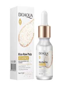 Kit Facial Serum Arroz Acido hialuronico Bioaqua + Mascarilla Facial Arroz White Rice Aclarante Arrugas Acne - Unitalla - Ver 3