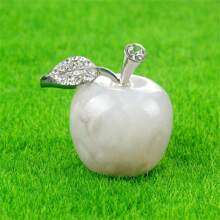 1入組25mm漂亮的聖誕禮物紅蘋果寶石天然療癒水晶石手工雕刻工藝擺設,適用於家居辦公室裝飾禮品 - 蘋果 - 查看 31