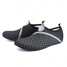 水鞋男士游泳池沙滩水袜赤脚户外冲浪瑜伽练习 - 黑色 - 查看 3