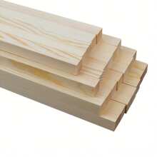 15pcs/pack 0.5*0.5inch Pine Wood Sticks Square Dowel Rods For Diy Handcraft Model Material - Natural color of logs - View 6