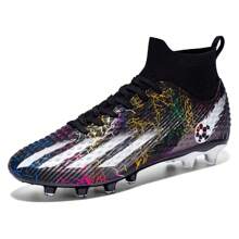 WEJIESS Wejiess Unisex New Arrival Ag Studs Anti-Slip Football Training Shoes Outdoor Soccer Boots Professional Sports Shoes (High/Short Stud) Ronaldo  Cleats