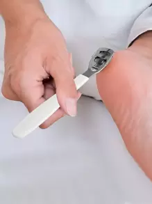 1pc White Foot File For Exfoliating - White - View 1