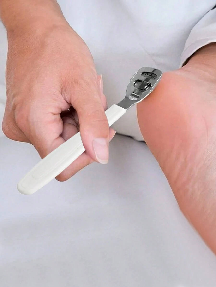 1pc White Foot File For Exfoliating - White - View 1