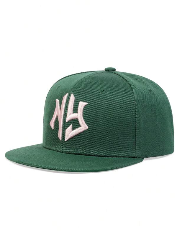1 Casquette De Baseball Pour Homme En Plein Air Avec Protection Solaire Réglable Et Lettre Brodée Pour Le Printemps Et L'automne