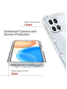 funda para movil  compatible con honor transparente - transparente - Ver 3