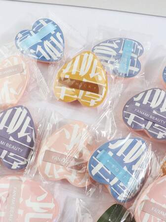 5个/套 柔软粉扑，不吸粉；高密度海绵，打造更贴合妆容，方便旅行携带（颜色和款式随机），化妆品，便宜，房间装饰，梳妆台，旅行，卧室，化妆配件，粉扑，美妆蛋，粉扑，化妆海绵，便宜，圣诞礼物，化妆品，化妆工具，便宜货，礼物，女士礼物，圣诞礼物