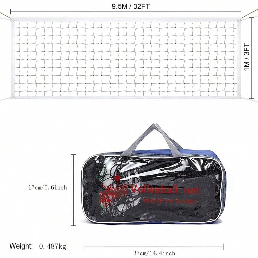 2024 Newest One Piece Volleyball Net Foldable Volleyball Net Official