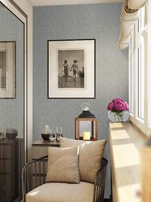 Pegatinas Autoadhesivas Para Azulejos De Pvc, Papel Tapiz De Color Puro De Mármol Sintético Para Cocina, Baño, Decoración De Pared Del Hogar, 11,81x7,87 Pulgadas, 4 Uds. - Gris Claro - Ver 5