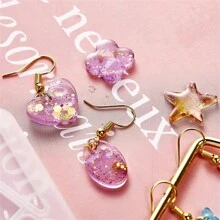 1pc Silicon Mold With 14 Grids For Resin Casting Geometric Earrings, Pendants Making - White - View 4