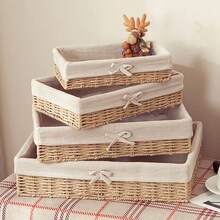 Hộp lưu trữ & thùng rác - Màu be - Xem 4