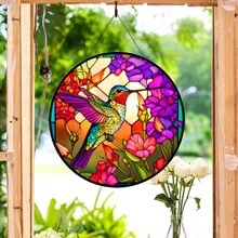 1pc Acrylic Ornament for Tree Wall Window Decor Indoor & Outdoor Home Decorations - Multicolor - View 8