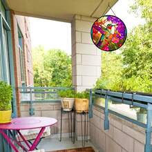 1pc Acrylic Ornament for Tree Wall Window Decor Indoor & Outdoor Home Decorations - Multicolor - View 3