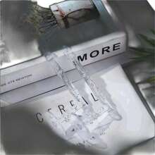 极具吸引力的水晶多功能固定挂钩，隐形粘钩，发带和领带收纳架，纸巾架，壁挂式配件收纳架，颜色随机 - 白色 - 查看 4