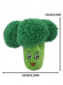 1pc Green Broccoli Plush Toy, Cute Home Decoration Gift - Green - View 5