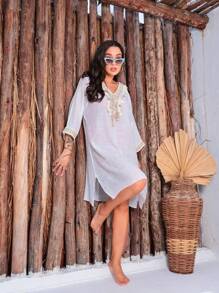 Women Cover Ups - trắng - Xem 1